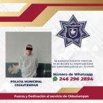 Detiene Policía de Chiautempan a otro Colombiano por cohecho y amenazas.
